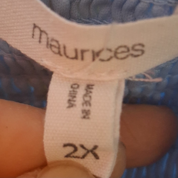 Maurices Blue Floral Maxi Dress - Picture 3 of 8